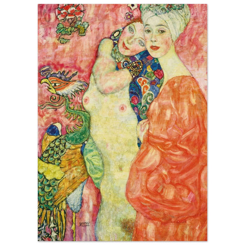Artfulprints  Gustav Klimt - The women friends   poster 50x70 cm - vtwonen shop