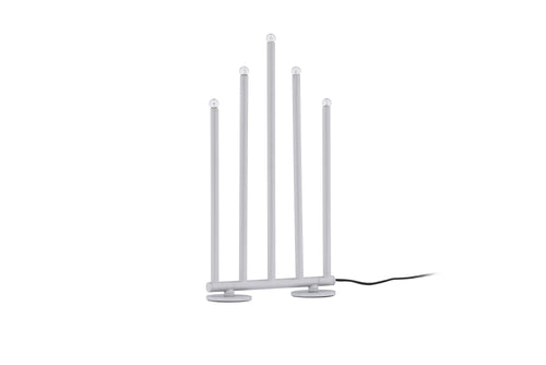 Rebellenclub Tafellamp Borga - Mat silver - vtwonen shop