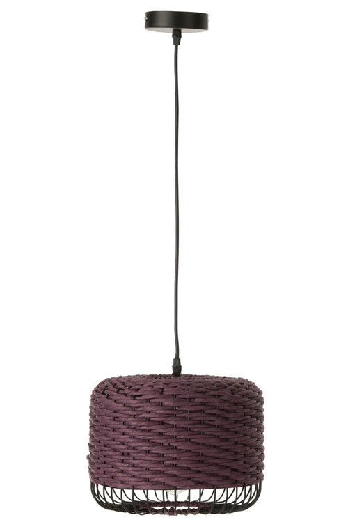 J-Line hanglamp - metaal - paars