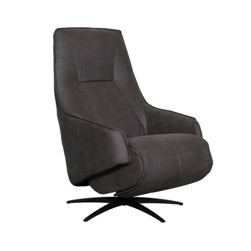 LABEL51 Fauteuil Odense Elektrisch - Antraciet - Draaibaar