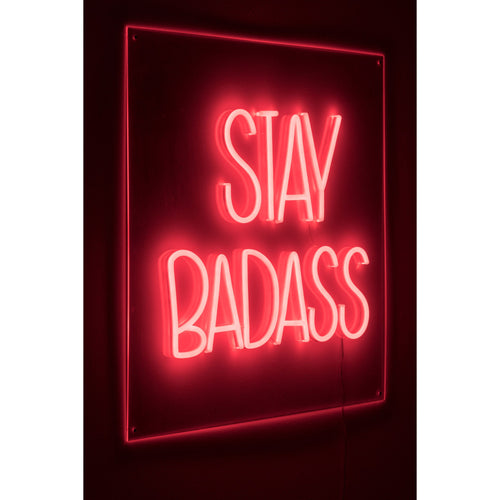 Bold Monkey Badass wandlamp LED neon  - Rood - vtwonen shop