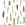 ESTAhome behang veren turquoise en mat wit - 53 cm x 10.05 m - 138895