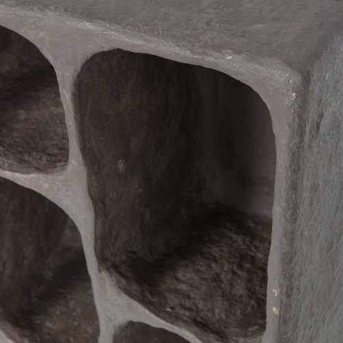 WOOOD wandkastje Clay - Papier Mache - Grijs - 70x45x23 - vtwonen shop