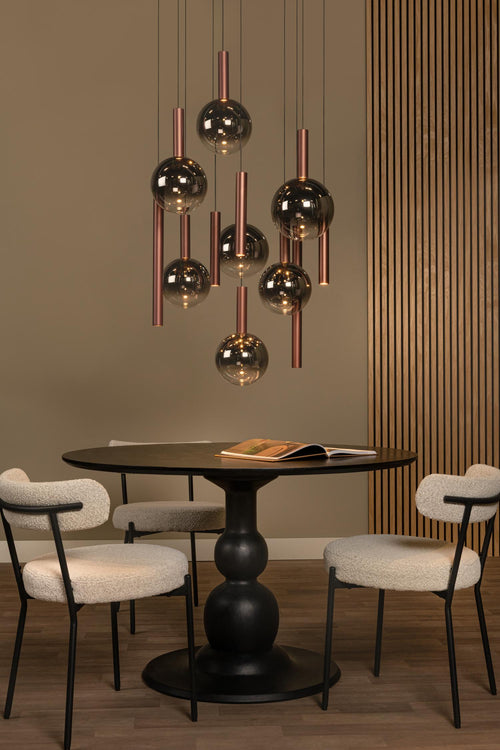 Lucide hanglamp JASMINE - Geïntegreerde LED - Koper
