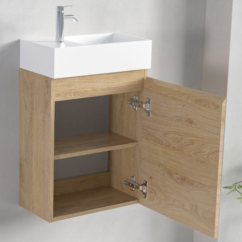 LOMAZOO toiletmeubel Malibu - licht eiken
