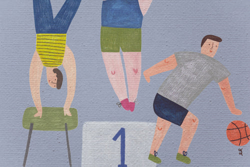 Canvas 60x40 Afdruk Liefdesport