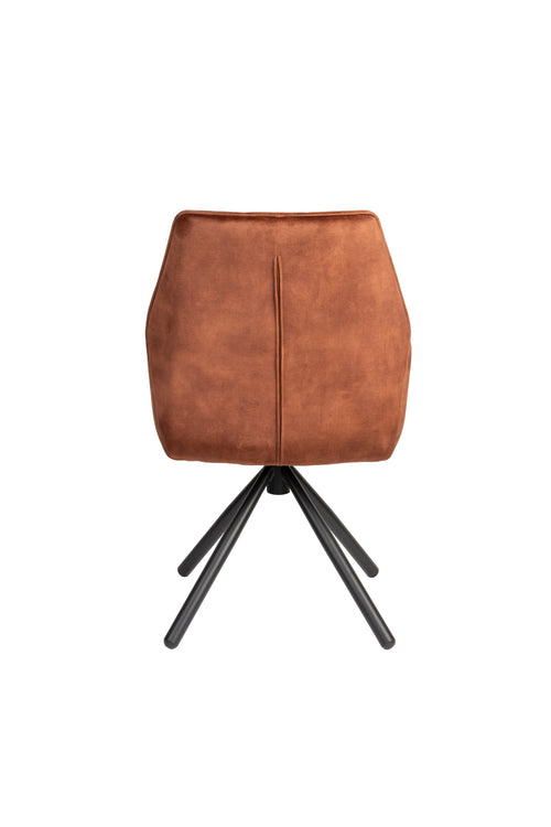 Housecraft Living Jamie Eetkamerstoelen met armleuning Rust/ Bruin - Set van 2 - vtwonen shop