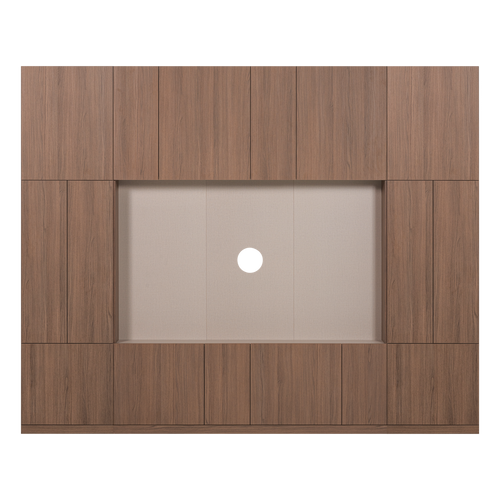 WOOOD wandkast combinatie 268 cm Build - Eiken Decor - Bruin - 215x268x41
