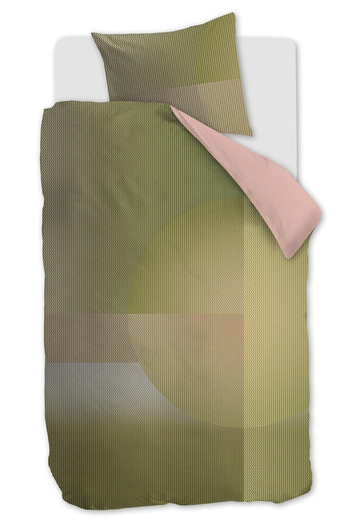 Beddinghouse Dutch Design dekbedovertrek Glossy - 140x200/220 cm - groen - vtwonen shop