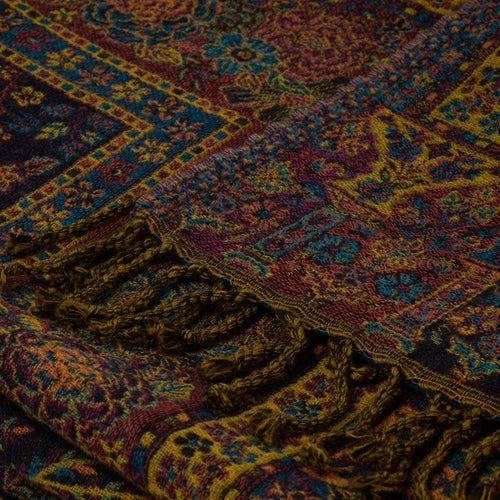 Madura Werpen Magdi zwart en veelkleurig 140x200 cm