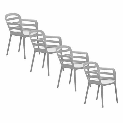 Garden Impressions tuinstoel Mira olijf kleurig - 4 stuks - vtwonen shop