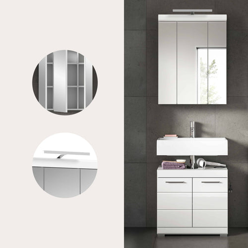 Furnilux Badkamercombinatie - 60cm x 191cm x 34cm - vtwonen shop