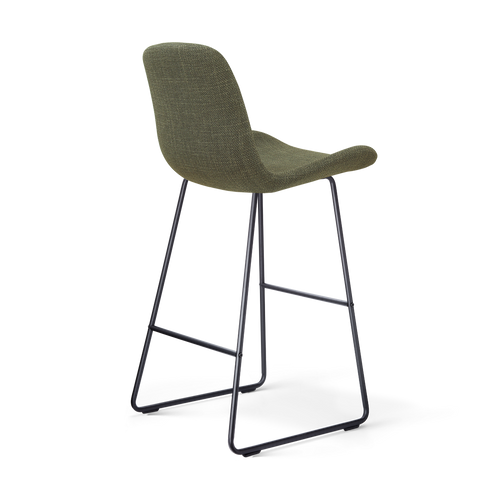 Nolon Nino-Fé barkruk forestgroen - zwart onderstel - 75 cm - vtwonen shop