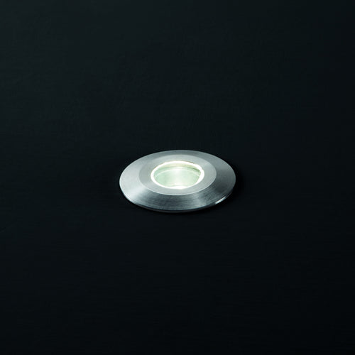 Ideal Lux ROCKET-ULTRAMINI 4cm LED inbouwspot staal 3000K IP67 Driver vereist