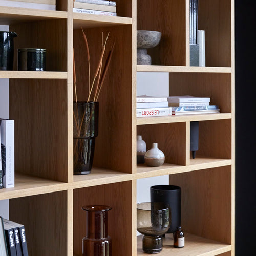Tikamoon Hoge eiken boekenkast - Naturel - vtwonen shop