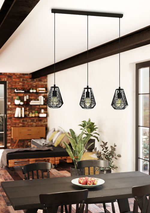 EGLO hanglamp Stype - e27 - 96 cm - zwart - vtwonen shop