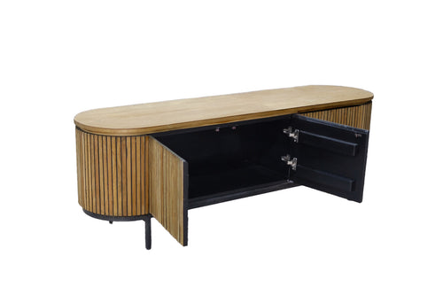 Livingfurn tv-meubel Lausanne - teakhout - 170cm