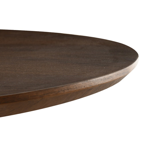 Giga Meubel Eettafel Sivan - Walnoot - Uitschuifbaar - Ø120/160cm - vtwonen shop