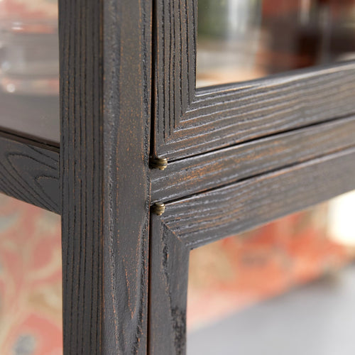 Tikamoon Iepen vitrinekast - Zwart - vtwonen shop