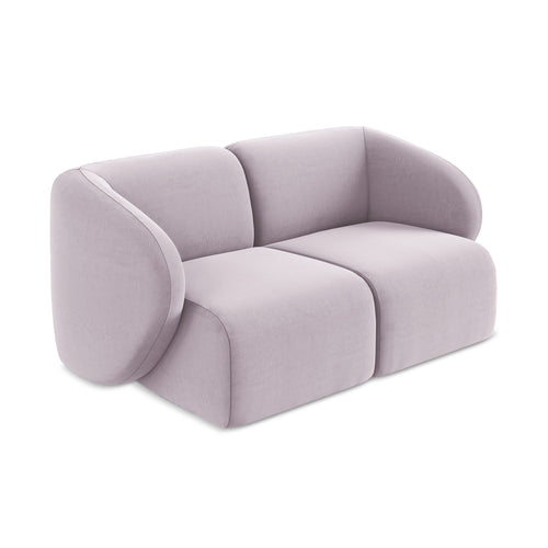LaMiaSofa Tweezits modulaire bank Cervo - velours - lavendel - 174x94x75