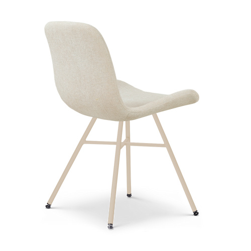 Nolon Noa-Fé eetkamerstoel cottonbeige - beige onderstel
