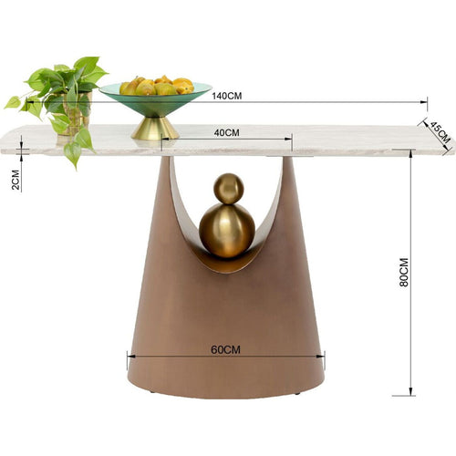 Kare Design Console Geraldo 140x45cm