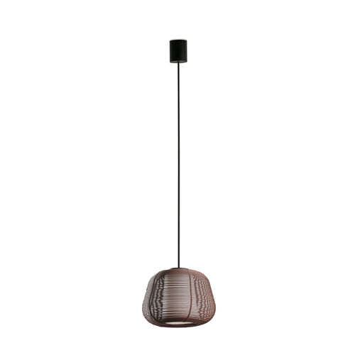 Faro Narita Narita hanglamp voor buiten, roestbruin, E27 IP65