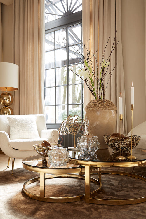 Light & Living decoratie schaal  - goud - 38x38x16 cm