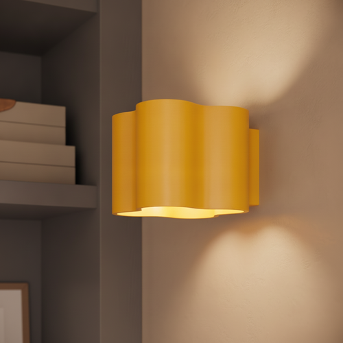 Sollux Lighting Wandlamp OVIO geel G9 - 12x14,5x10cm