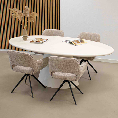 Kick draaistoel Nori - Donkergrijs - vtwonen shop