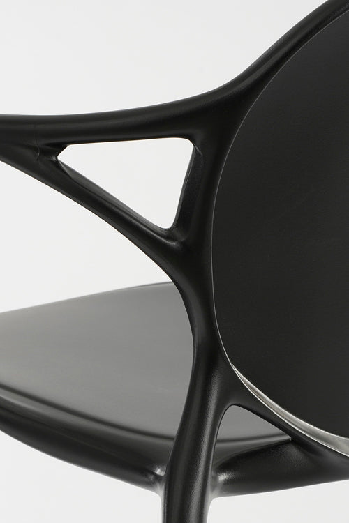 Mica Decorations Nebraska Tuinstoel - L56 x B57 x H80 cm - Polypropyleen - Zwart - vtwonen shop