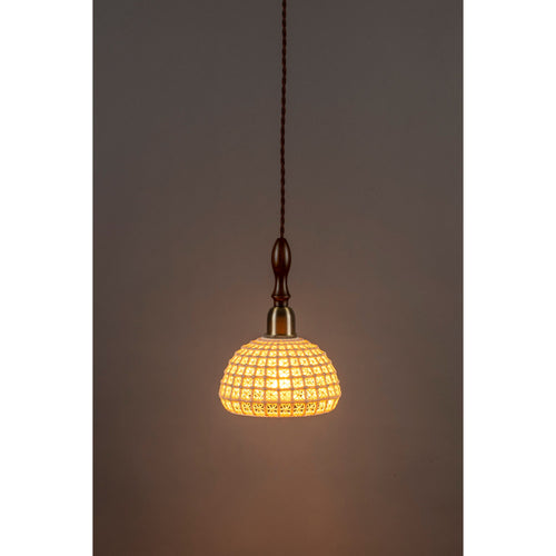 Dutchbone Poppy Hanglamp Breed - Grijs - vtwonen shop