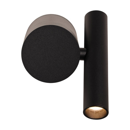 Atmooz wandlamp Dune - zwart - 6 x 10 x H 12 cm - geïntegreerde led
