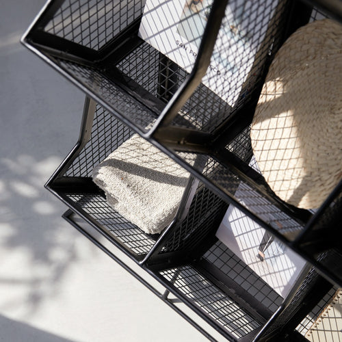 Tikamoon Metalen opbergmeubel - Zwart - vtwonen shop