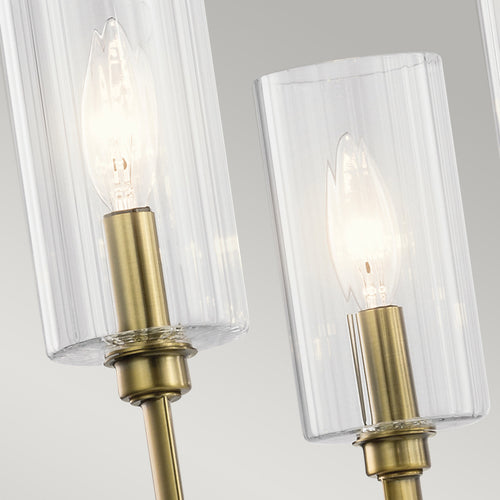 Elstead Kichler Kimrose Hanglamp met meerdere armen, geborsteld natuurlijk messing
