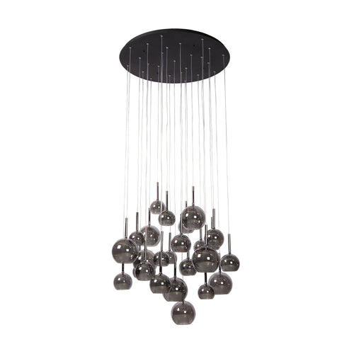 Atmooz hanglamp Saigon 25 - zwart | rond - Ø 100 x H 300 cm - G4