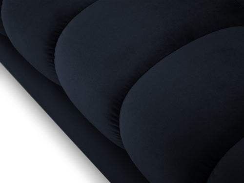 Cosmopolitan Design Bank Bali 3-zits, flueel, donkerblauw - 96x177x75cm