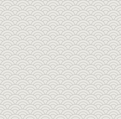 Sanders & Sanders behang art deco bogen grijs - 53 cm x 10 m - 640361 - vtwonen shop
