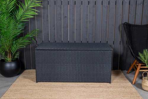 Rebellenclub Opbergbox kussen Haven - 130 x 60 cm - Zwart - vtwonen shop