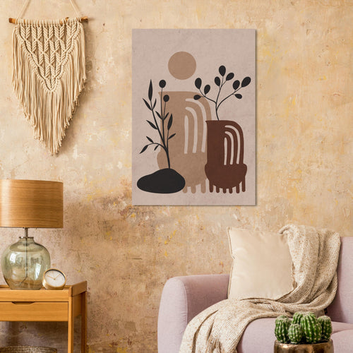 Artfulprints  Boho – Clay forms   poster 70x100 cm - vtwonen shop