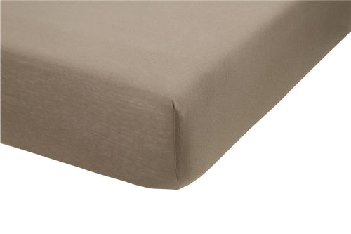 Ambiante hoeslaken AMBIANTE Jersey HL - 180x200 cm - taupe - vtwonen shop