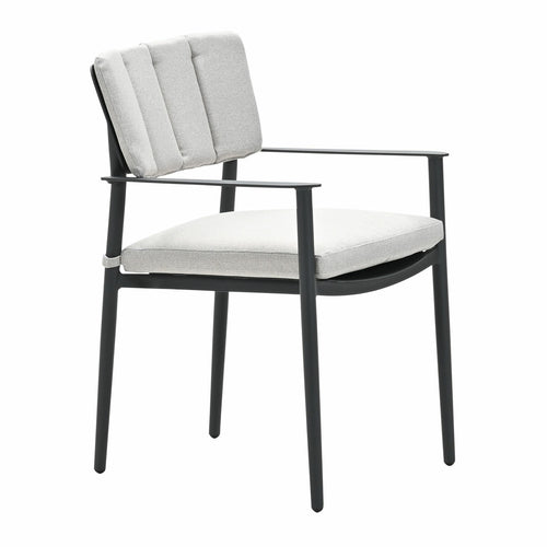 Garden Impressions tuinset Dane - Duuk - donker grijs - Ø120 cm - 5-delig