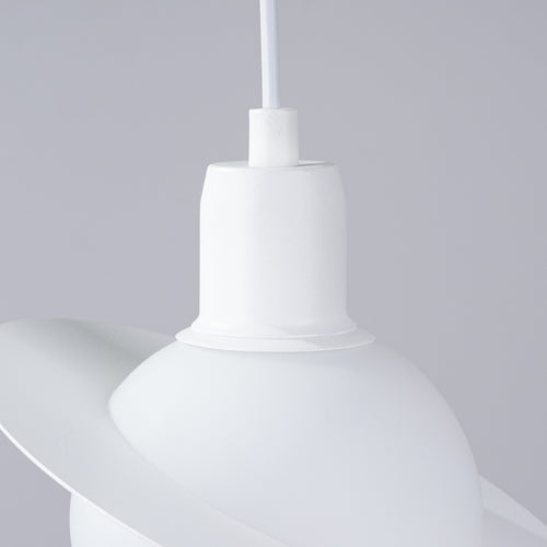 Sollux Lighting Hanglamp HYPERION 1 wit - 20x20x125cm