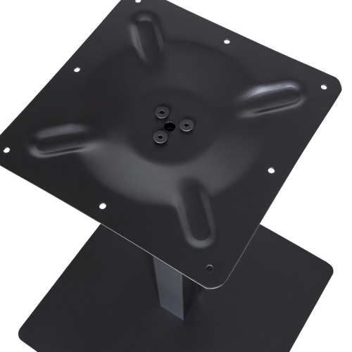 WOOOD vierkante buisvoet bistro - Metaal - Zwart - 72x50x50 - vtwonen shop