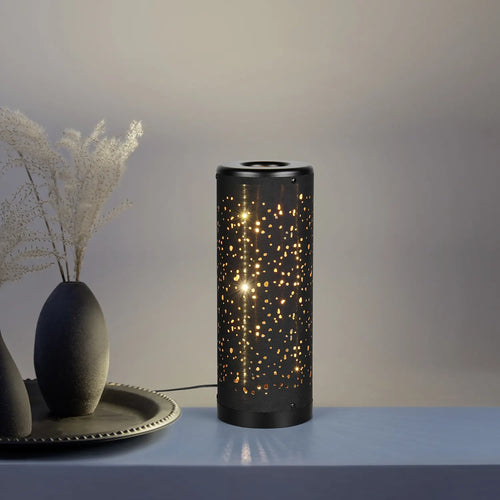 Trio Leuchten tafellamp Taco - 1 lichts - 13  x 34   cm - zwart