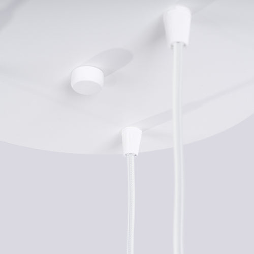 Sollux Lighting Hanglamp HALO 3P wit - 25x25x125cm