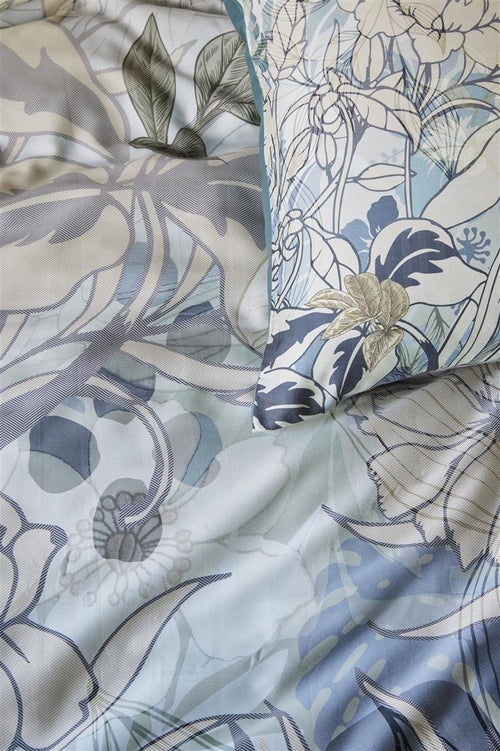 Kardol dekbedovertrek Nobile - 140x200/220 cm - blauw grijs