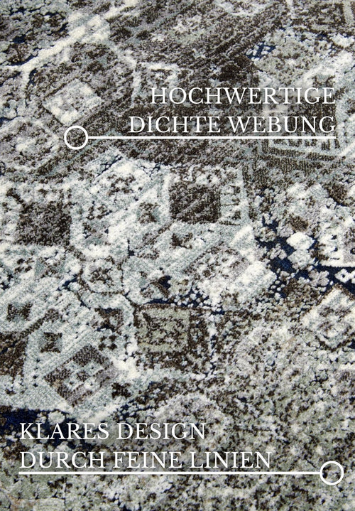 Villeroy & Boch 1809 Shortpile Rug Agnes Light Green Multicolor 115x170 cm