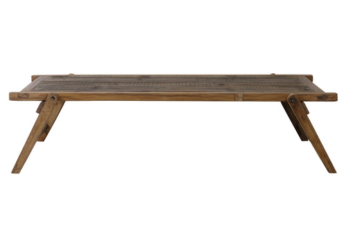 Light & Living salontafel MILITARY - 180x85x43.5cm - bruin - vtwonen shop