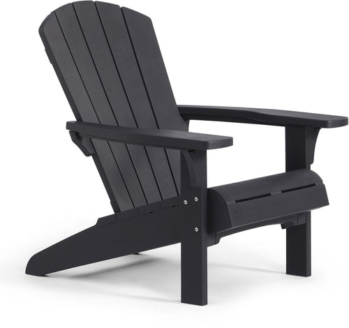 Keter Troy Adirondack Tuinstoel - 85x80x96,5cm - Zwart